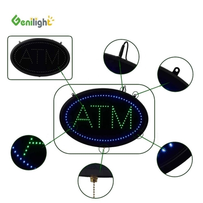 Energieeinsparende LED-Geldautomaten-Briefzeichen mit Border Light Power-Zertifikat CE RoHS LVD usw. Lebensdauer Stunden -