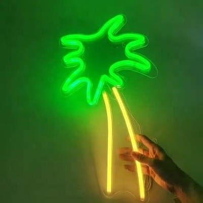 Große Kokosnussbaum Neon Schild LED Flex Neon Licht USB-betrieben Nachtlicht für Kinderzimmer Spannung 5V
