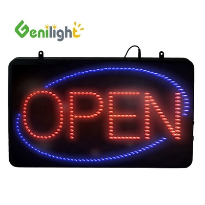 Superhell offene geschlossene animierte blinkende LED-Fensterschild mit und PCB Front Board