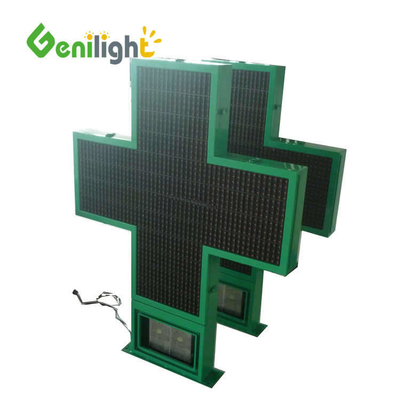 Grafik-Display-Funktion RGB Grün LED PHARMACY CROSS für die Anziehung der Kunden
