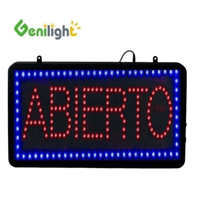 56*33 Panelgröße LED Neonlicht Offenes Schild mit hoher Helligkeit von Anpassbar