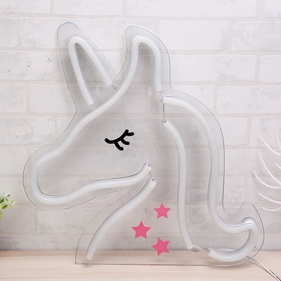 Energieverbrauch 1 Einhorn Neonlampen LED-Schild perfekt für Tierliebhaber und Spieler