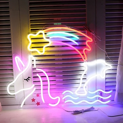 Energieverbrauch 1 Einhorn Neonlampen LED-Schild perfekt für Tierliebhaber und Spieler