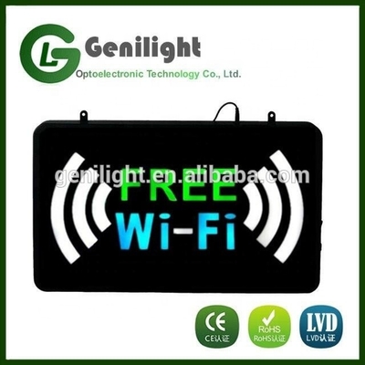 Indoor Animated Motion LED Open Sign für mehrfarbige Salonlicht Ein-/Aus-Schalter