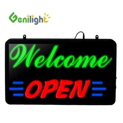 Indoor Animated Motion LED Open Sign für mehrfarbige Salonlicht Ein-/Aus-Schalter
