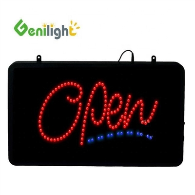 Genilight 56*33 cm Custom Neon-Betriebszeit Led Offener Schild Anzeige Funktion ANIMATION