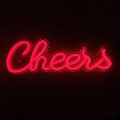 Aufregende LED-Leuchtschilder Wanddekor für Teenagermädchen Preppy Zimmer Dekor Neonschild