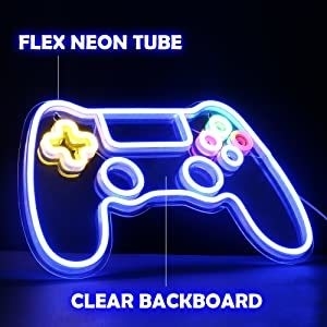 Gamepad-Form LED-Schildlicht für die Dekoration von Spielzimmern 41*26,5cm Stromverbrauch