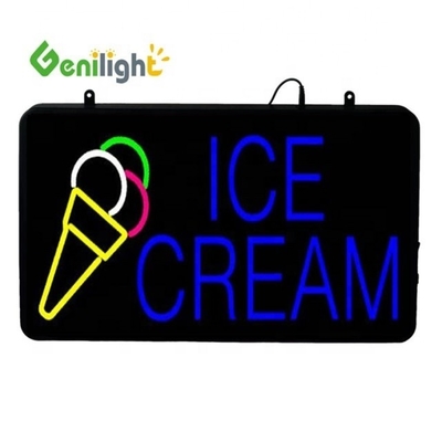 LED-Neon-Offenschild mit Animations-Display-Funktion und Acryl-Frontboard