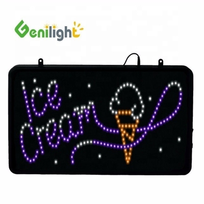LED-Neon-Offenschild mit Animations-Display-Funktion und Acryl-Frontboard