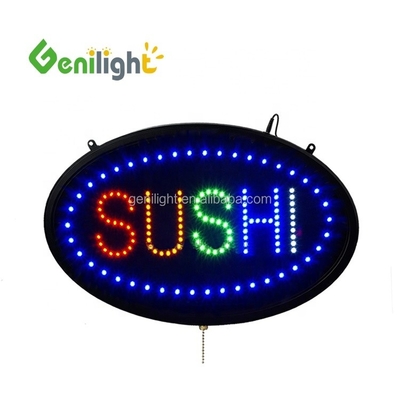 53*45cm Custom LED Neon Öffnen für Fischerei Werkzeug Shop ABS Outframe und Animation Display Funktion