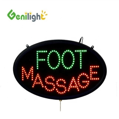 58*36 Vollfarbige Animation Fußmassage LED Offene Schild mit PCB-Board Front-Board