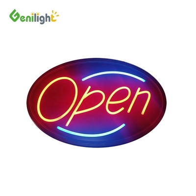 Neon-LED-Schildbrett mit Fernbedienung Oval 56*33 cm Bildschirmgröße