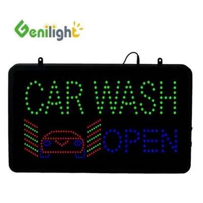 Genilight Indoor 56*33cm Hochhell- und Niederspannungs-LED-Open Sign mit RGB-Funktion