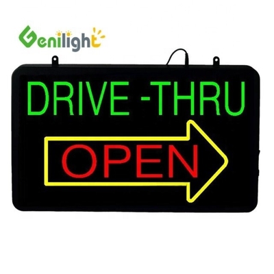 Genilight Indoor 56*33cm Hochhell- und Niederspannungs-LED-Open Sign mit RGB-Funktion