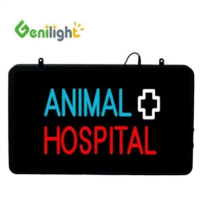 ABS offene Form Outframe Genilight 56*33 cm ANIMAL HOSPITAL LED Neonschild für Wanddekoration