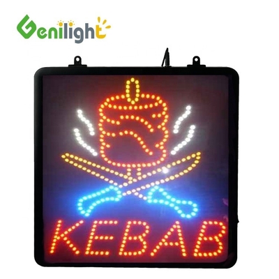 Genilight Innenraum 56*33cm Werbe-Kebab LED-Briefschild mit ABS Open-Mold Outframe