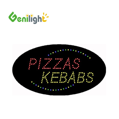 Genilight Innenraum 56*33cm Werbe-Kebab LED-Briefschild mit ABS Open-Mold Outframe