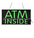 PCB-Board Acrylmaterial und ovale Form LED Werbebank Geldautomaten offenes Zeichen