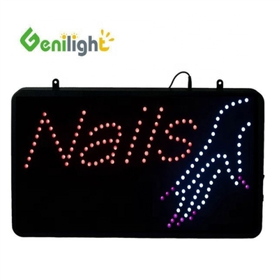Helligkeit Genilight Indoor 56*33cm Superhelligkeit Custom LED Offene Anzeige LED Schild