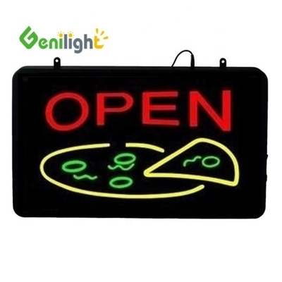 ABS Offene Form Outframe hohe Helligkeits-Kontrast-Verhältnis Custom Pizza Planet LED Neon Zeichen