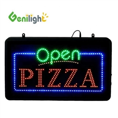 ABS Offene Form Outframe hohe Helligkeits-Kontrast-Verhältnis Custom Pizza Planet LED Neon Zeichen