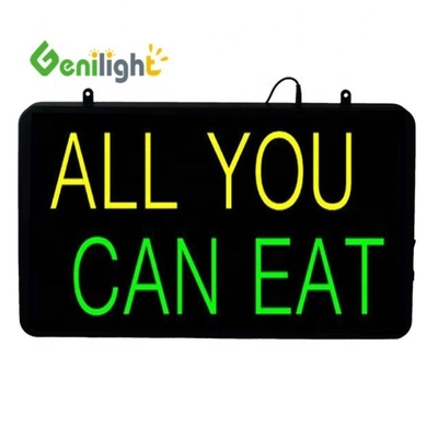 CE RoHS Innenraum 56*33cm Genilight ohne Leerlicht Blitz LED Offene Anzeige Programmierbare LED Anzeige