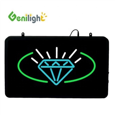 Genilight Innenraum 56*33cm LED-Schilder für die Aufbewahrung von Helligkeit und Juwelen in verschiedenen Modi