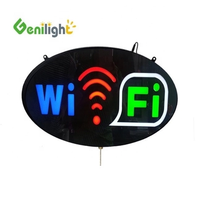 Vollfarbiges WIFI HOT SPOT LED-Offenschild mit 5mm Superhell LED zum besten Angebot