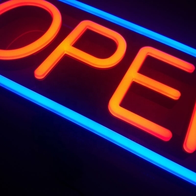 Neon-Schild Acryl-LED-Licht Stromverbrauch 1 12V LED 3 Art Wechselfunktion