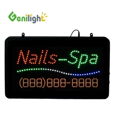 Kontrastverhältnis Innenraum 22*13 Zoll DC12V LED PIZZA Schildlicht mit Telefonnummer Brief