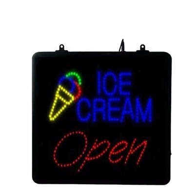 LED-Schild mit ABS-Rahmen und auffälligem Acryl-Frontboard