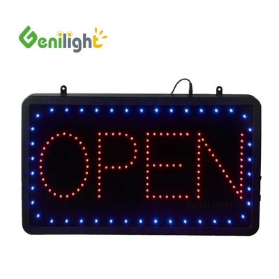 LED-Öffnungsschilder lassen Kunden wissen, dass Sie mit 23 x 13 Zoll ovaler Form geöffnet sind