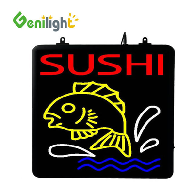 100000h Licht Lebenserwartung Superhell LED Meeresfrüchte Neon offenes Schild