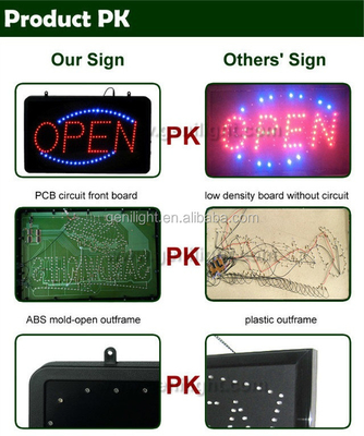 3 Art der Änderung Funktionen LED-Pizza beleuchtet Neon-Schild kommerzielle elektrische Billboard-Hersteller