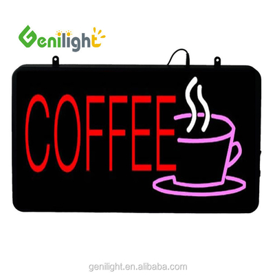 Lichtbildschirm 12V Neon LED Kaffeesignal für Hängeinstallation GLT-LSN5633-037