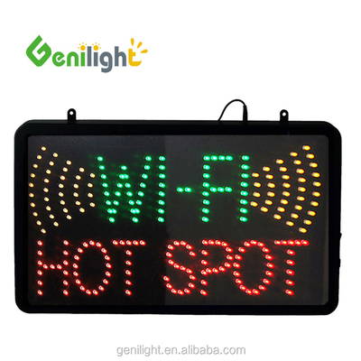 100000h Lichtlebensdauer LED-Schild für Open Hotspot und kostenloses WLAN-Internetcafé