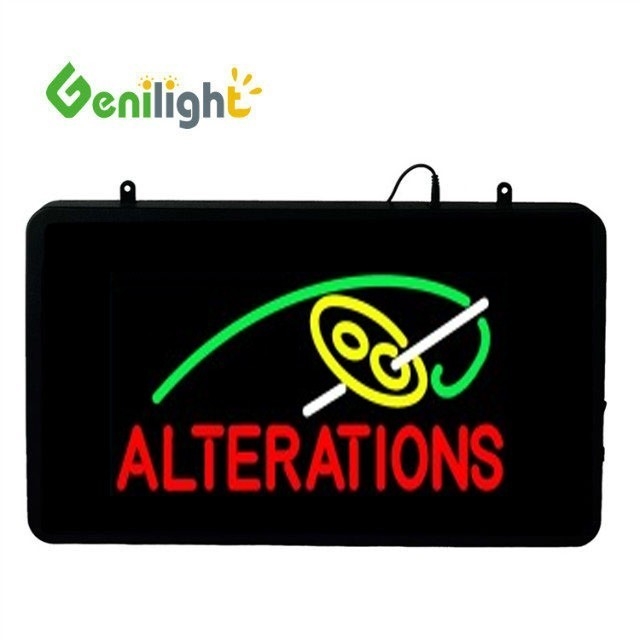 Blinkende Animation Genilight 22 * 13 Zoll LED-Offene Neon-Schild perfekt für kundenspezifische Branding
