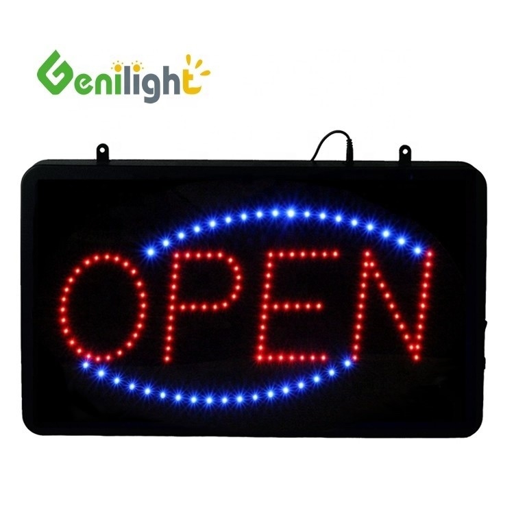 Außen Neonlicht Custom LED Offener Schild mit ABS-Material und 3 Art Wechselfunktion