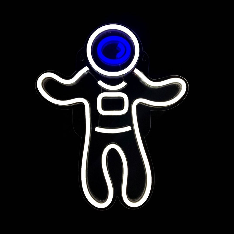 Stromverbrauch 1 Astronaut Neonlicht Projektor Weltraum Led-Schilder für Schlafzimmer Wanddekoration