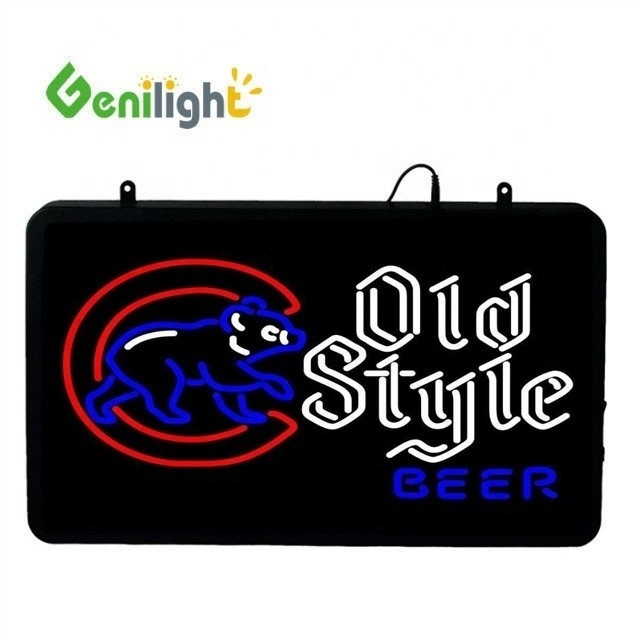 LED-Neon-Schild für Bargeschäfte Frontplatte Acryl Animationsmaterial Epoxidharz
