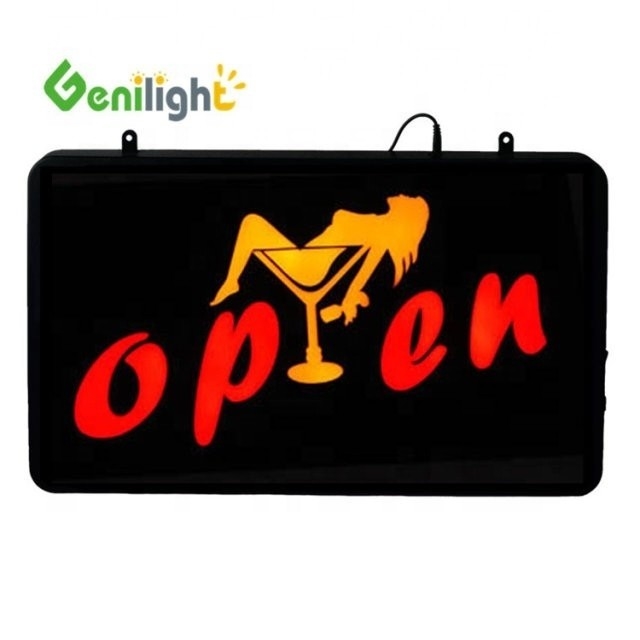 OPEN Sexy Girls Pub Bar Club LED Licht Schild Rechteck Form Arbeitszeit 50000 Stunden