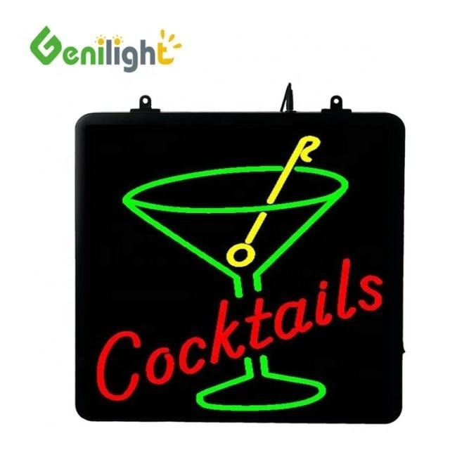 Holen Sie sich eigene Cocktails und ein Neon-Schild mit 53*45 cm Bildschirmgröße