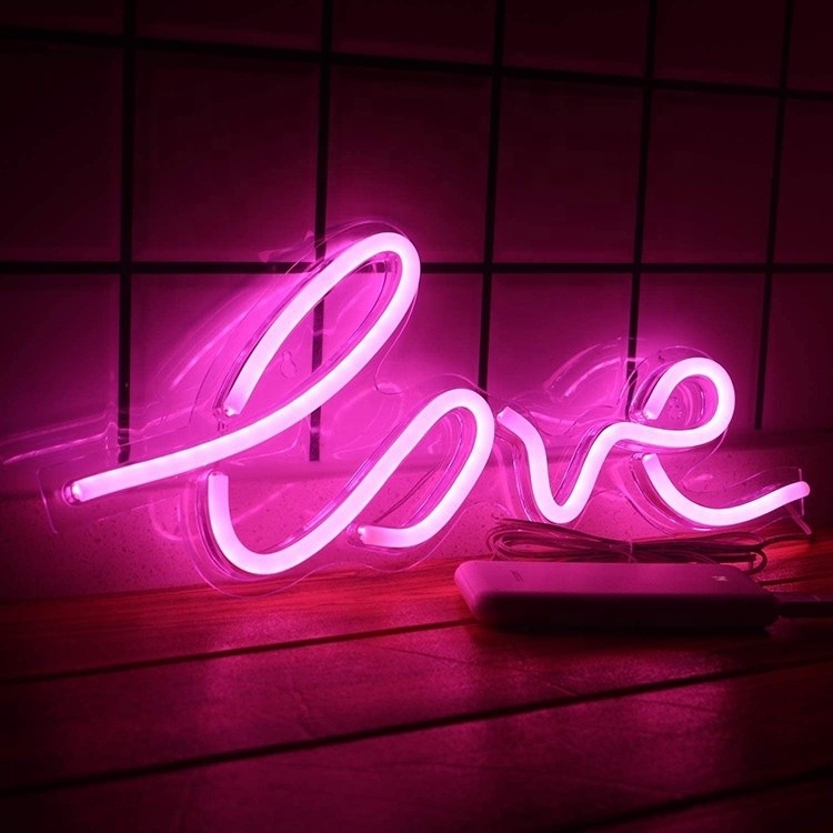 50000 Stunden Lebensdauer Business Neon-Schild Großes LED-Liebeslicht für personalisiertes Design