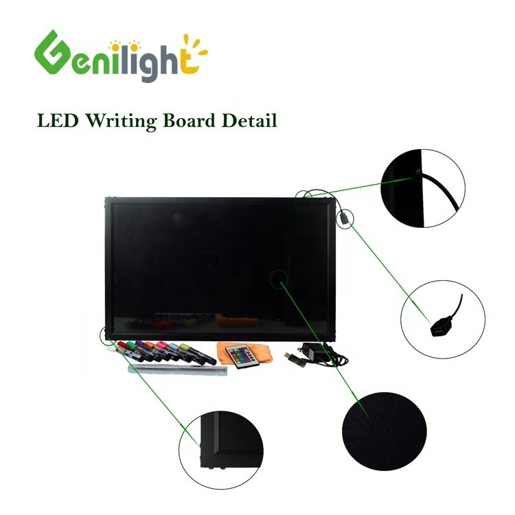 Aluminiumlegierung Außenrahmen LED-Schreibbrett für LED-Nachrichten-Menüschild Smd5050 40*60cm