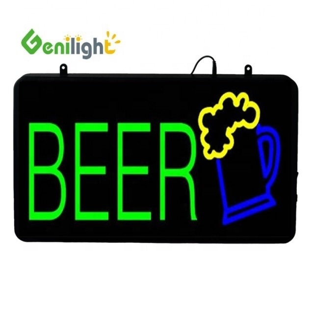 LED Bar Pub Wandbeleuchtung Zeichen Rechteck Form Hängende Installation Komfortabel gemacht