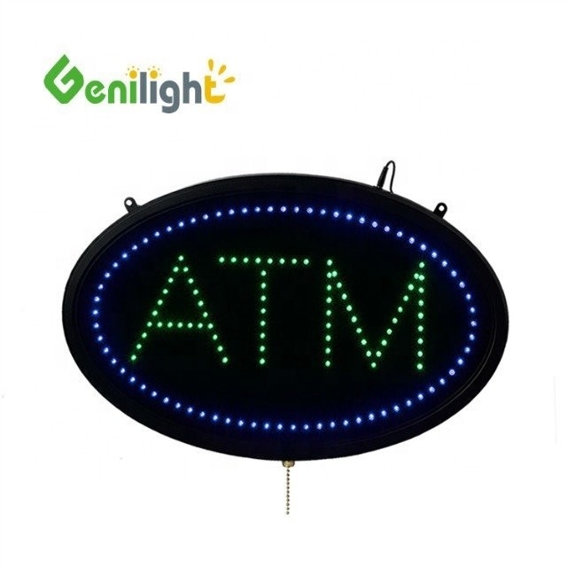 Energieeinsparende LED-Geldautomaten-Briefzeichen mit Border Light Power-Zertifikat CE RoHS LVD usw. Lebensdauer Stunden -