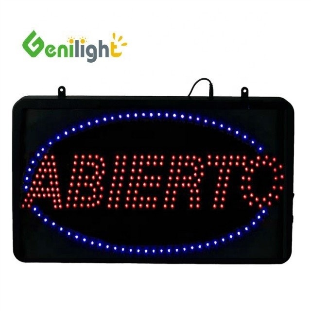 56*33 Panelgröße LED Neonlicht Offenes Schild mit hoher Helligkeit von Anpassbar