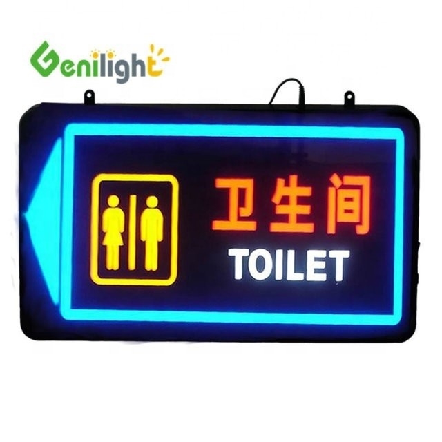 LED-Neon-Schild für Männer und Frauen Toilette Sehenswertes Zusatz für Einzelhandelsgeschäfte