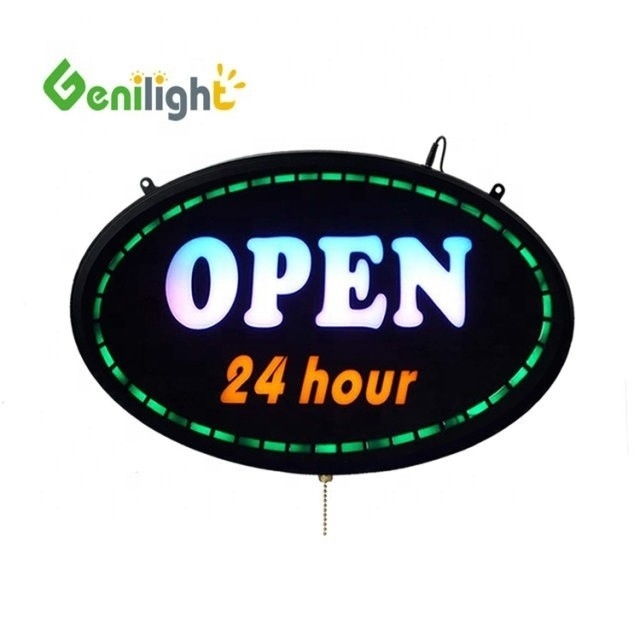 Sehenswertes Touchscreen Custom Epoxy-Harz LED Neon-Open Sign für Geschäfte